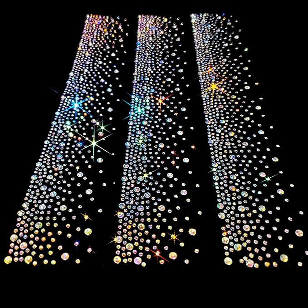 Hotfix Rhinestone Sheet - Parche Termoadhesivo de Pedrería Brillante de