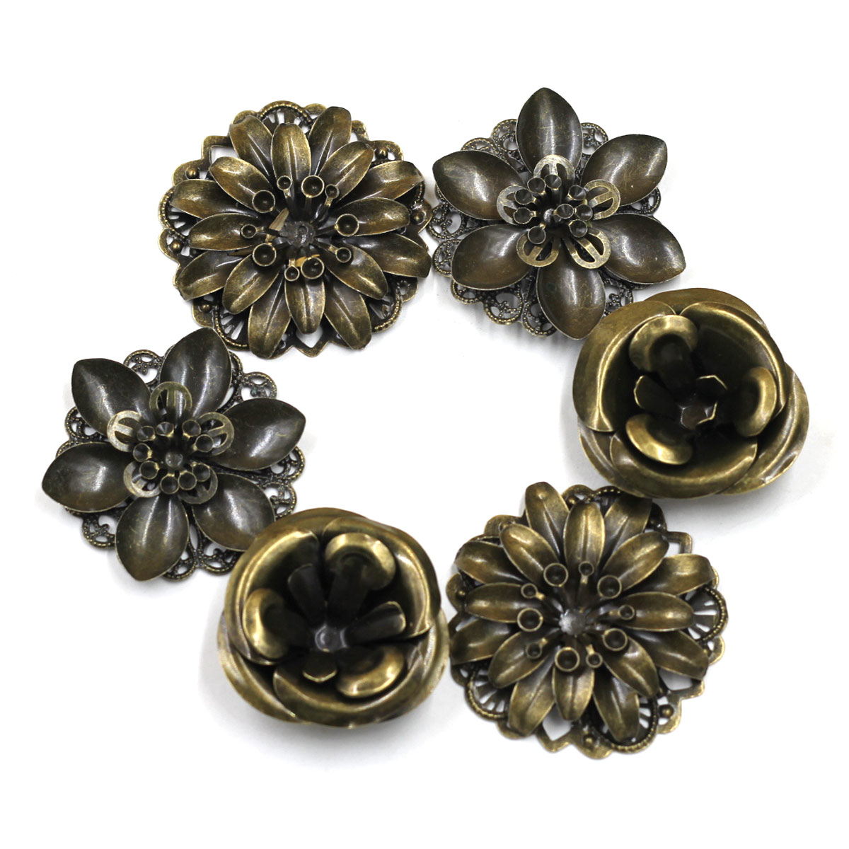 Craft Embellishment - 6 uds adornos combinación patrón de