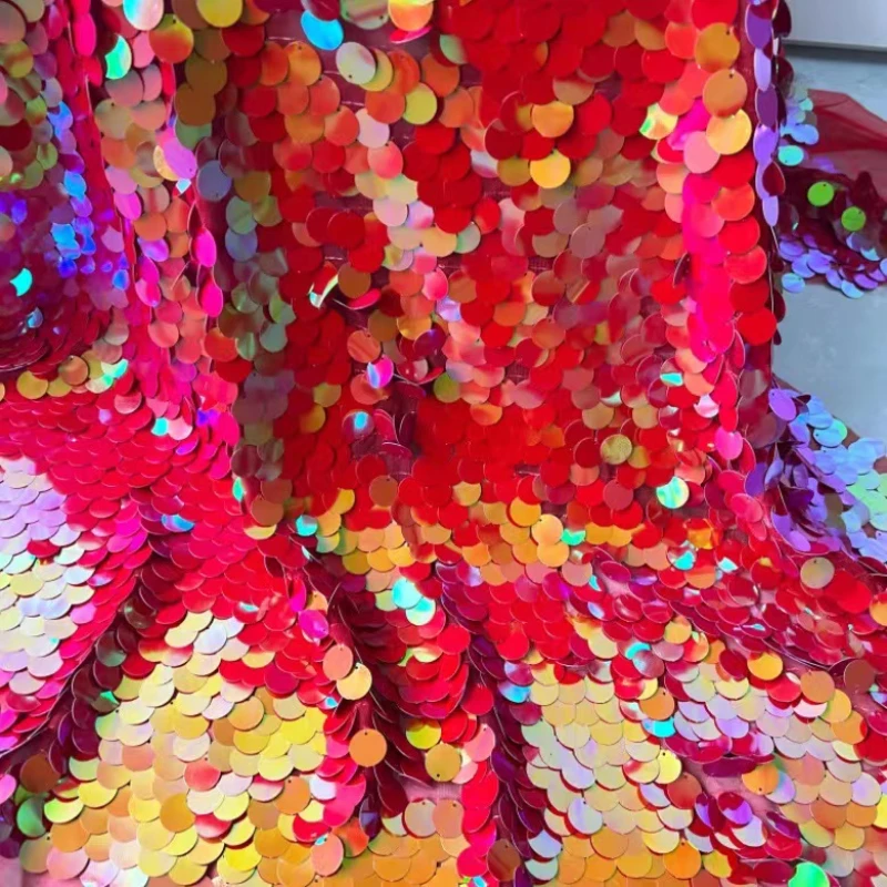 Crystal Mesh Fabric - Tela de lentejuelas de cristal encriptadas