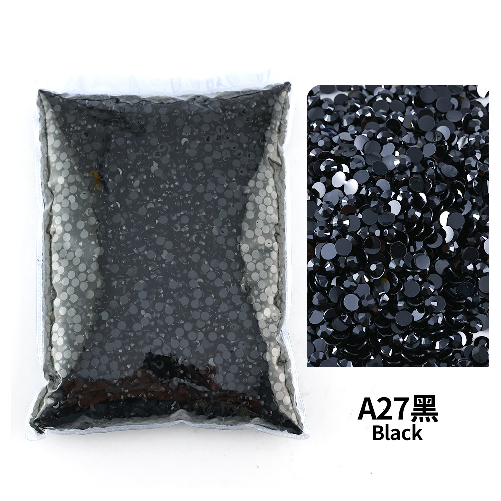 Hotfix Rhinestone Sheet - Serie totalmente negra, venta al por
