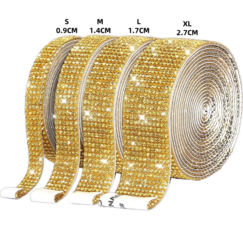 1 yarda autoadhesiva pegatina  - Hotfix Rhinestone Sheet reseña y precio