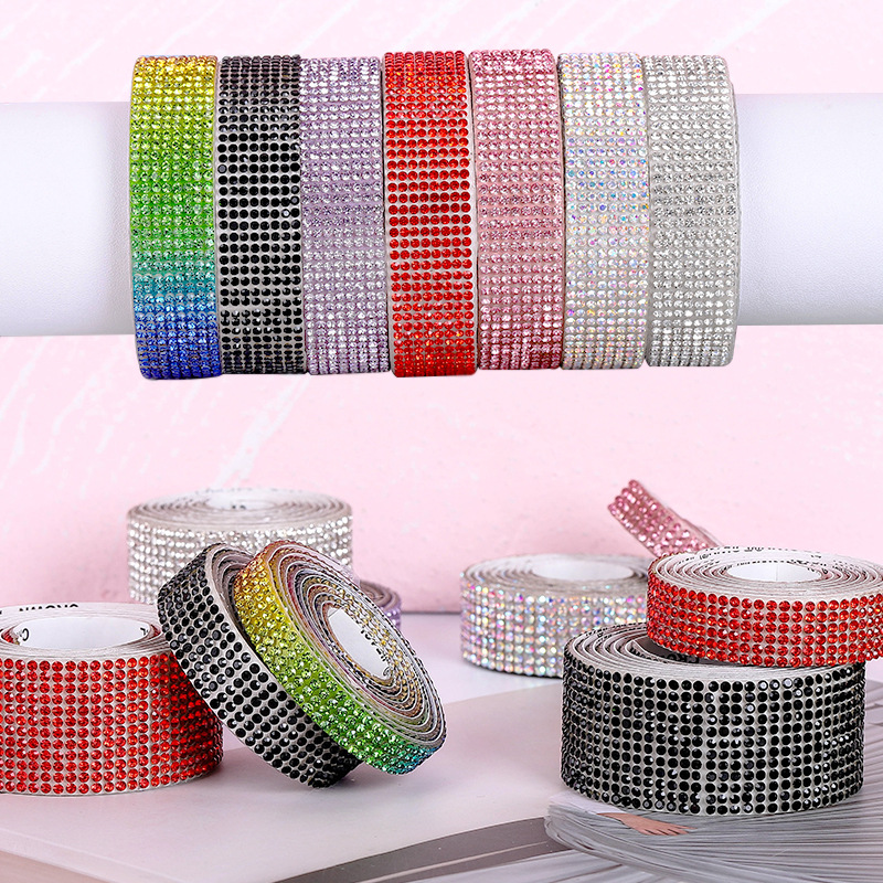 1 yarda autoadhesiva pegatina  - Hotfix Rhinestone Sheet reseña y precio