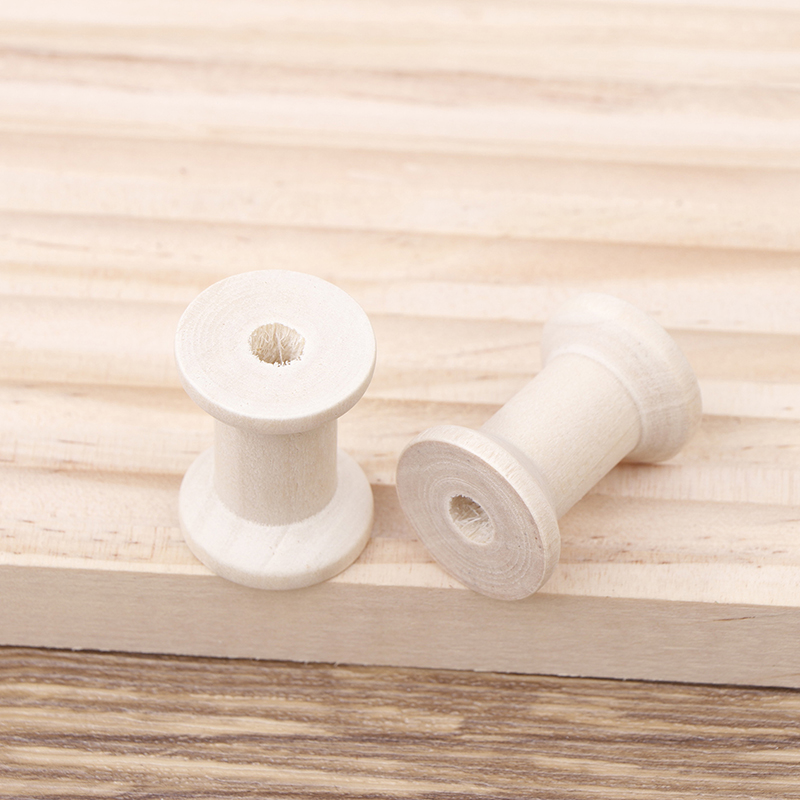 Carretes de madera Vintage, or - Organza Ribbon Spool reseña y precio
