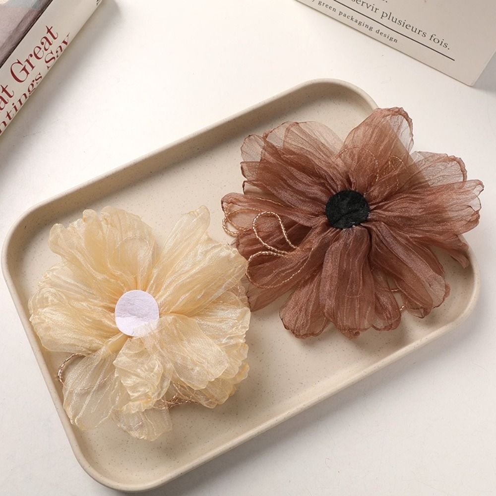 Aplique de Flor de Tela de Org - Crystal Mesh Fabric reseña y precio