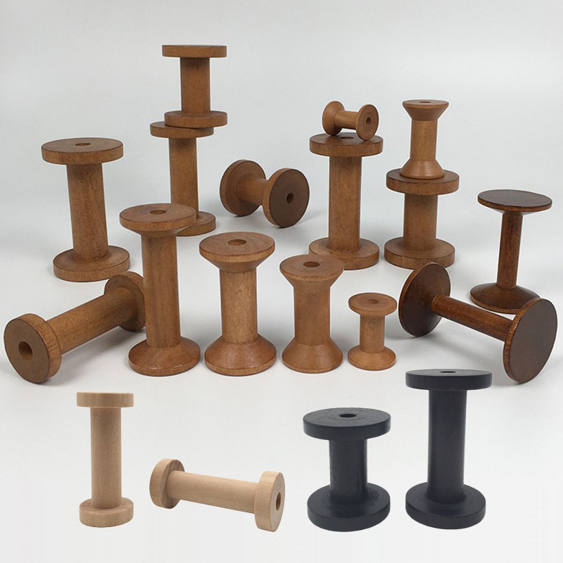 10 unids/set carretes de mader - Organza Ribbon Spool reseña y precio