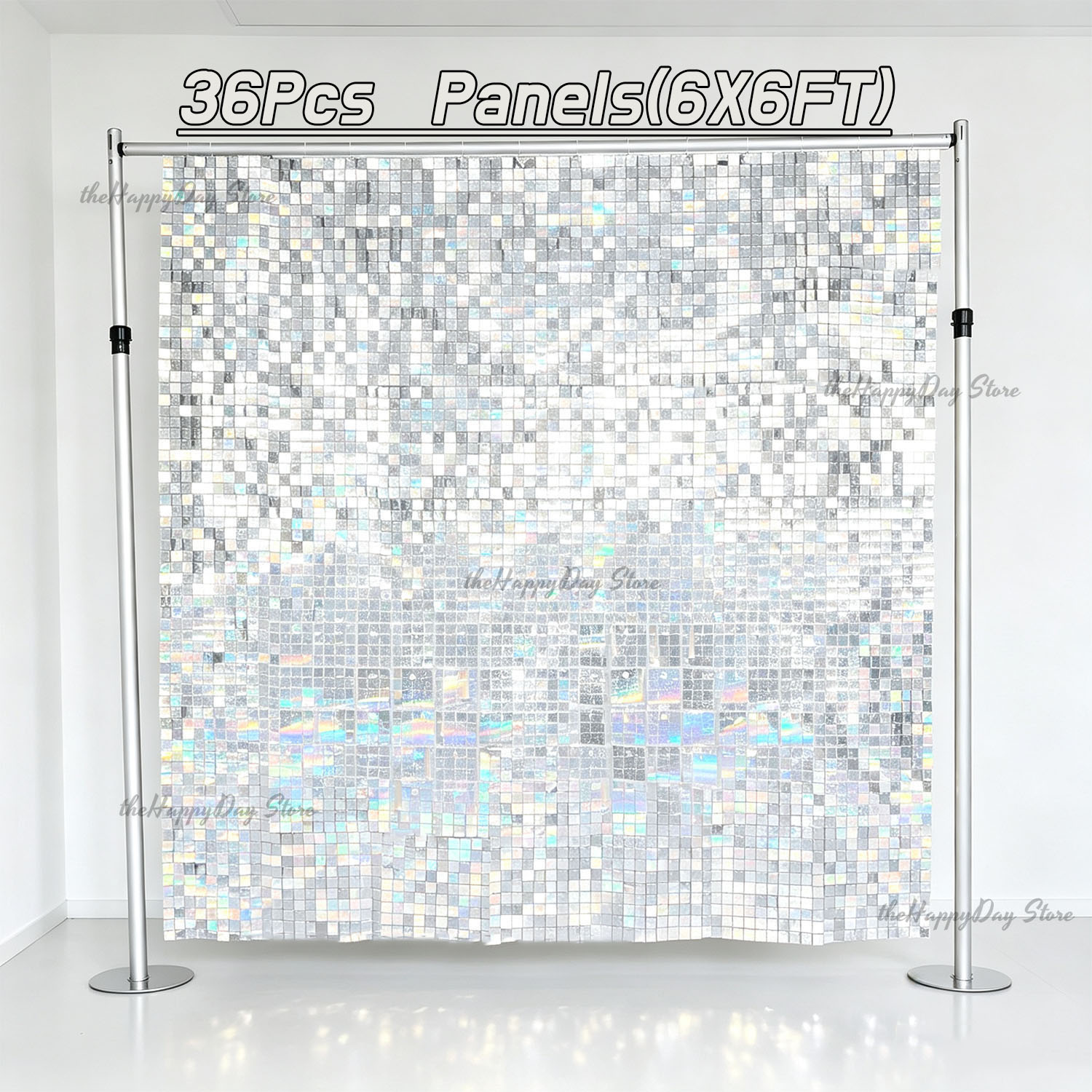 Paneles de Fondo Brillantes pa - Sequin Fabric Panel reseña y precio