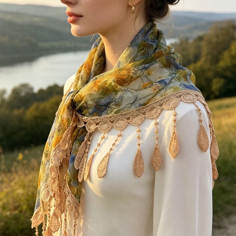 Cinturón de encaje floral vint - Tassel Fringe Trim reseña y precio