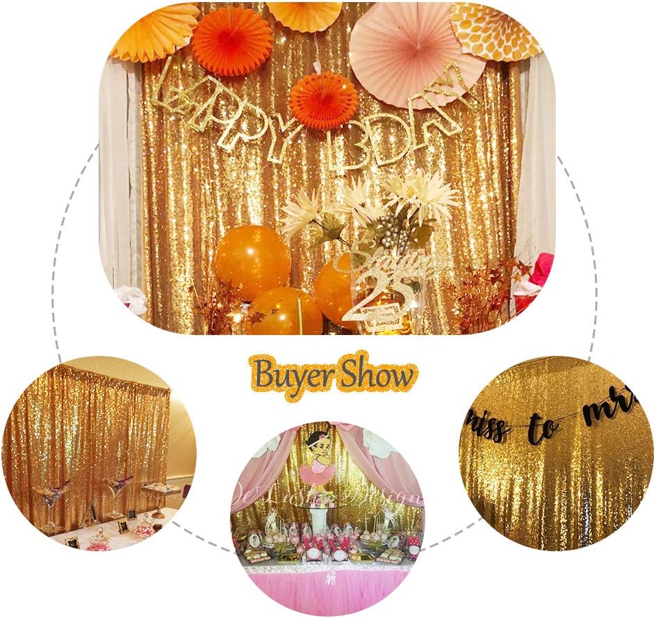 Cortinas de Lentejuelas Platea - Sequin Fabric Panel reseña y precio
