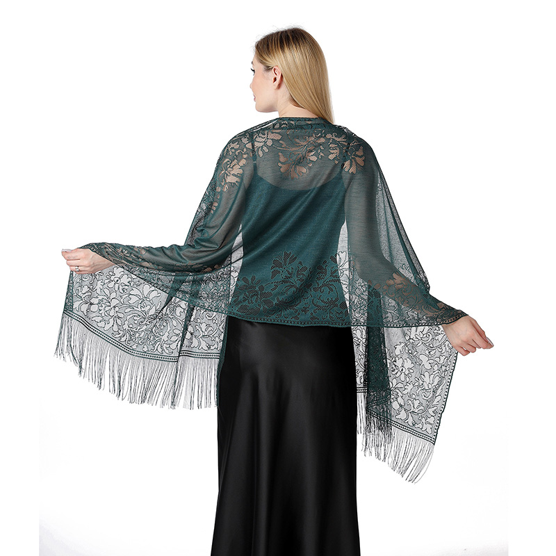 Vestido de noche de encaje de  - Tassel Fringe Trim reseña y precio
