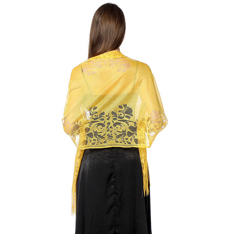 Vestido de noche de encaje de  - Tassel Fringe Trim reseña y precio