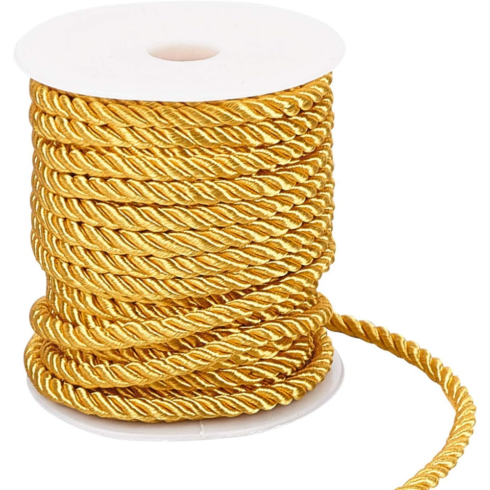 Cordón dorado de 59 pies, ador - Cord Trim Twisted reseña y precio