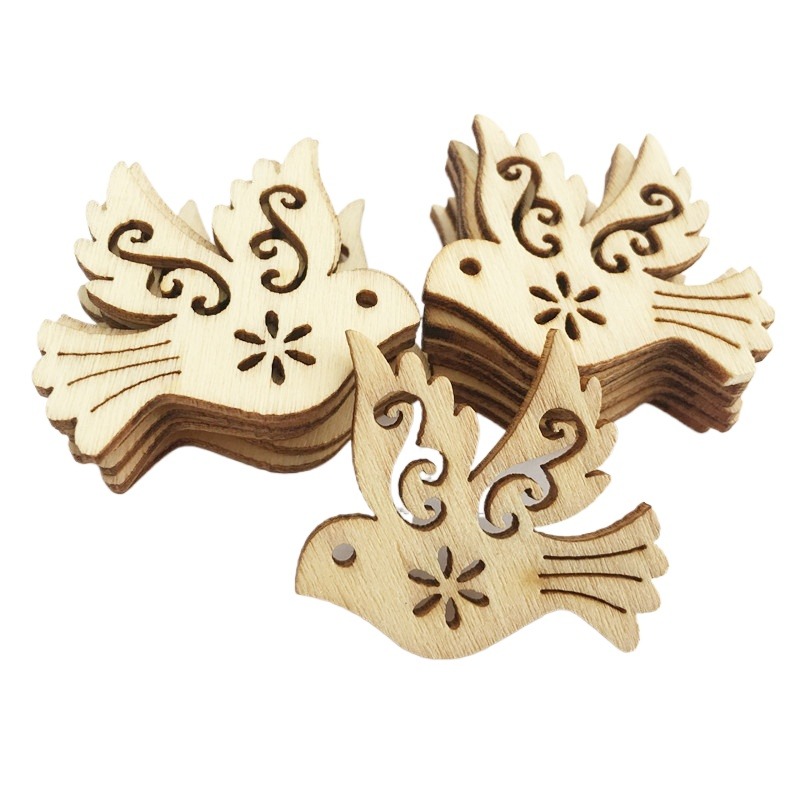 50 Piezas de Recortes de Mader - Craft Embellishment reseña y precio