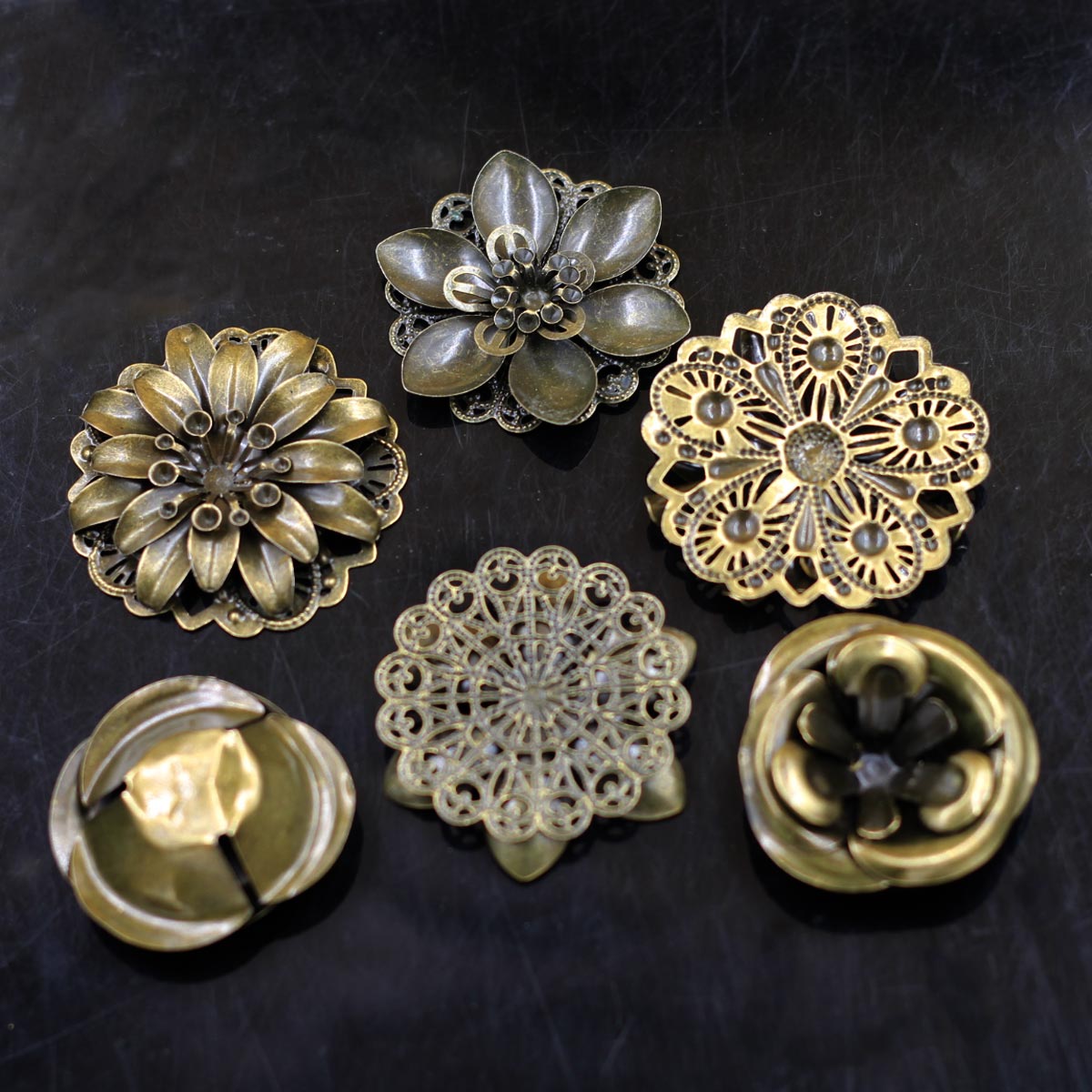 6 uds adornos combinación patr - Craft Embellishment reseña y precio