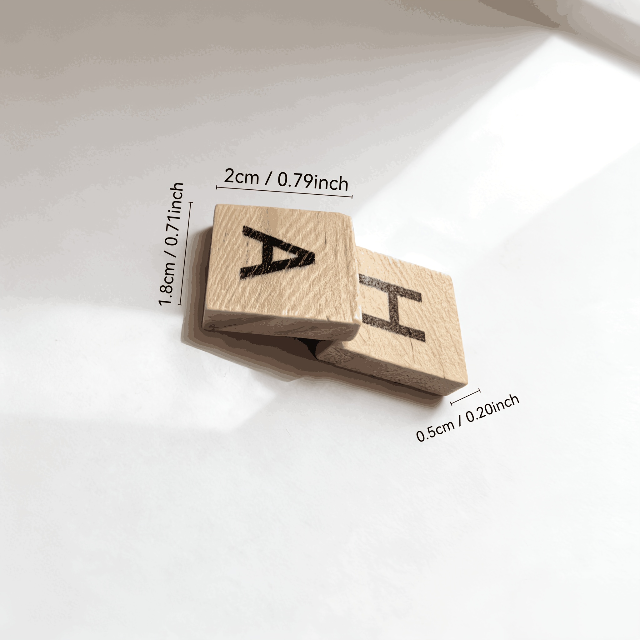 100 Cubos de Letras de Madera  - Craft Embellishment reseña y precio