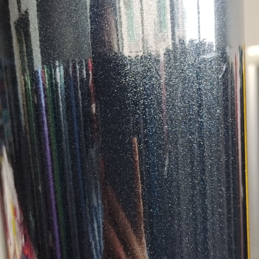 Vinilo Adhesivo Brillante Negr - Glitter Vinyl Roll reseña y precio