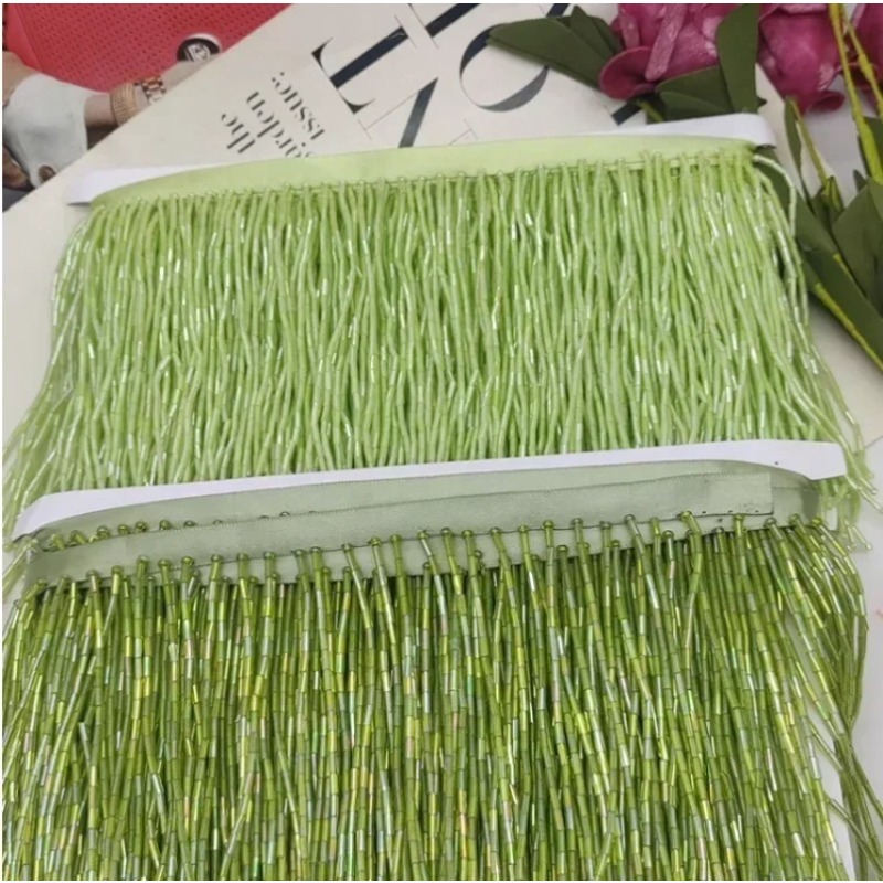 Adorno de Encaje con Borlas de - Tassel Fringe Trim reseña y precio