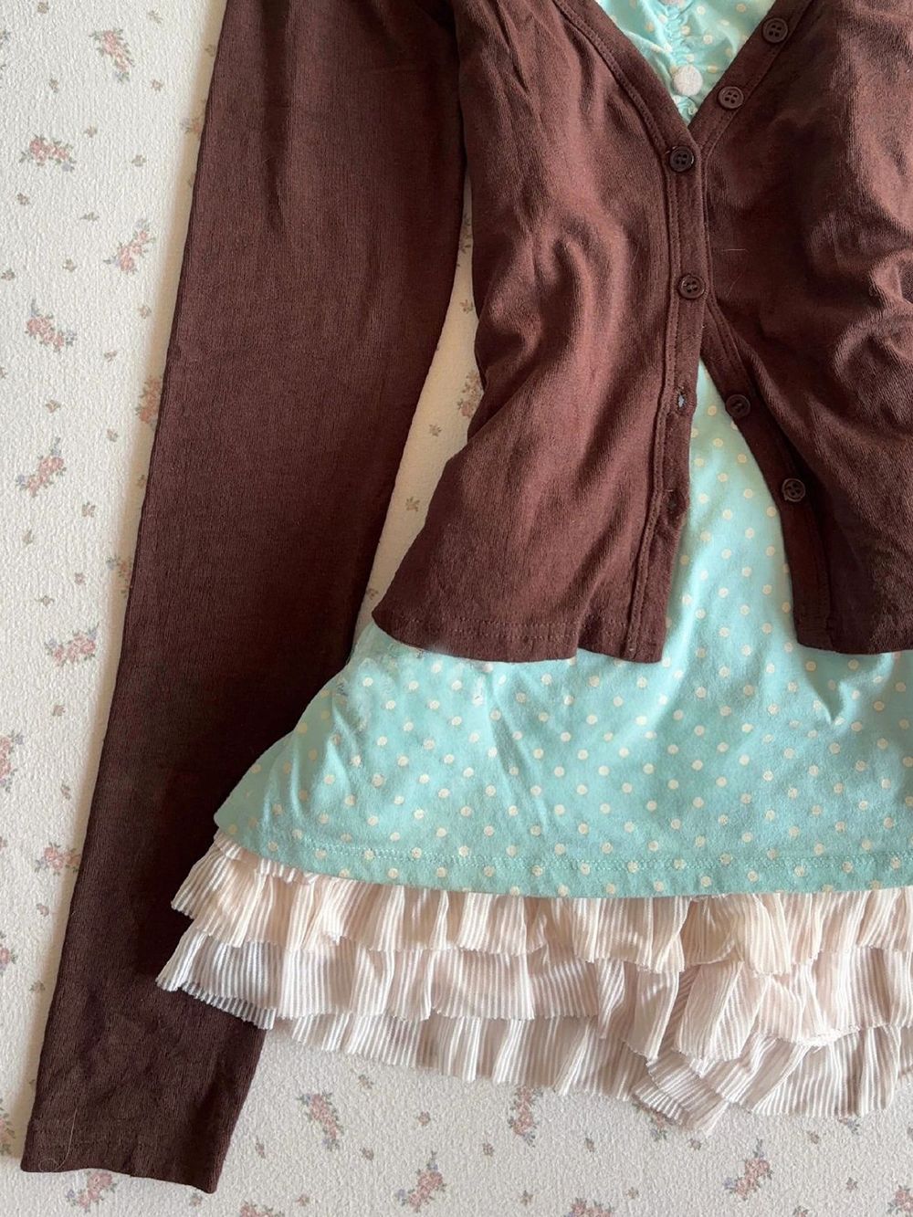 Conjunto de Vestido Camisola C - Elastic Lace Trim reseña y precio